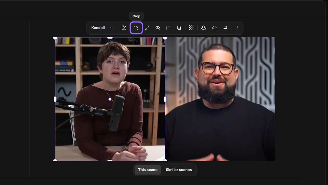 Center, crop, or zoom in and out on a speaker in the editor 1.png