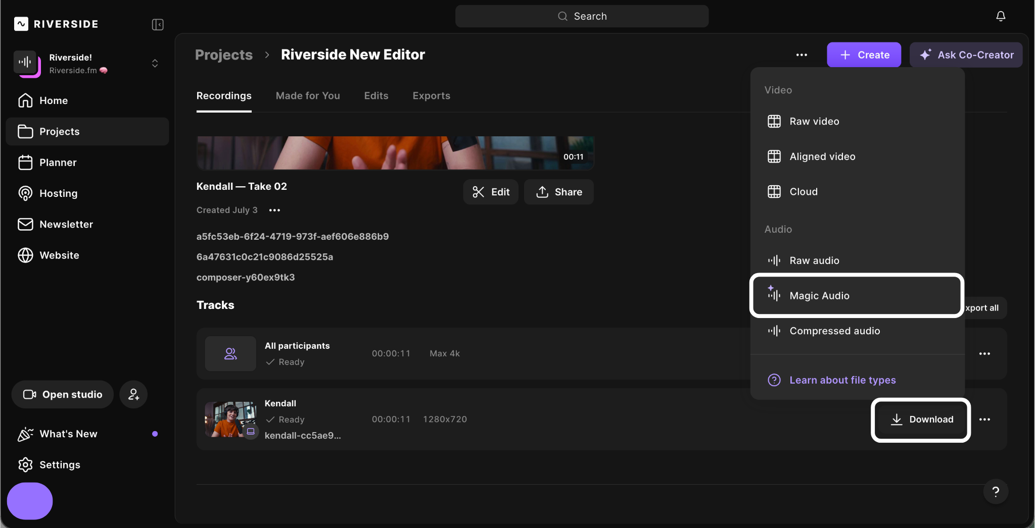Apply Magic Audio to individual tracks in the editor.png