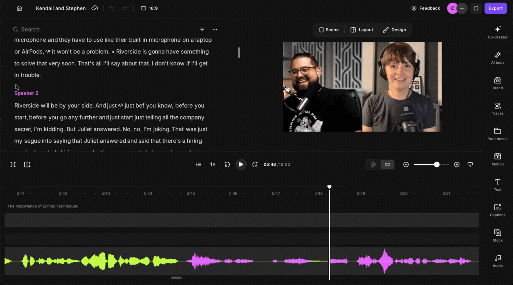 add chapter by transcript.gif
