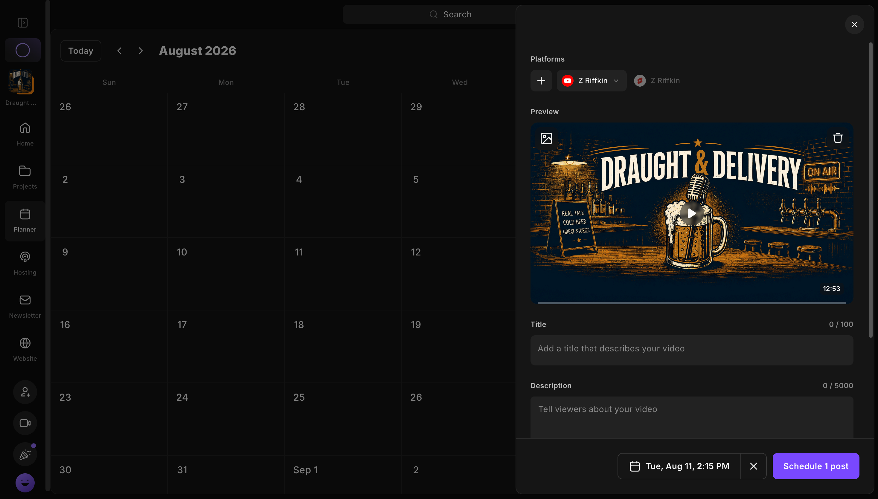 Schedule a social post to YouTube.png