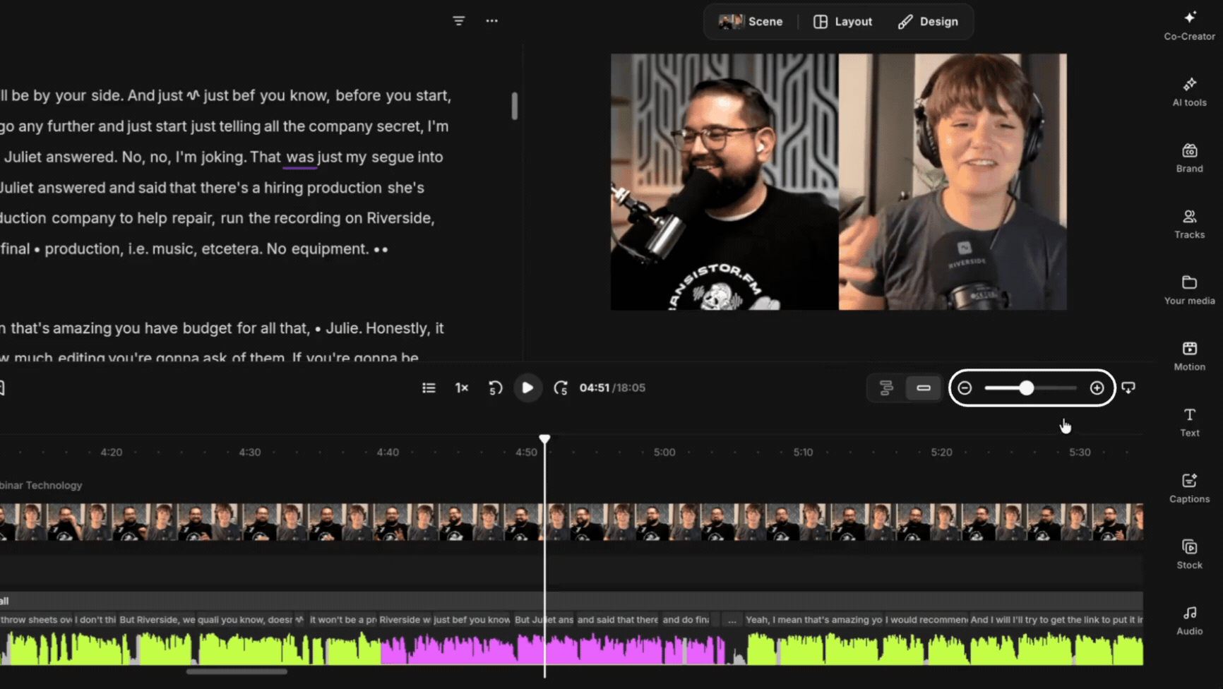 Zoom in or out of timeline.gif