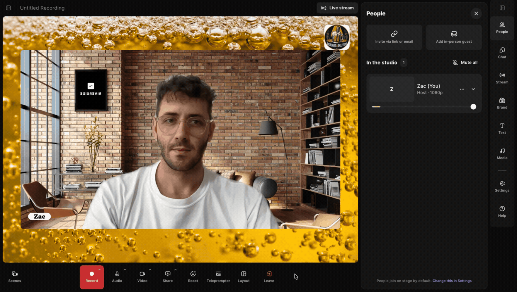 Enable live captions in the studio_290926.gif